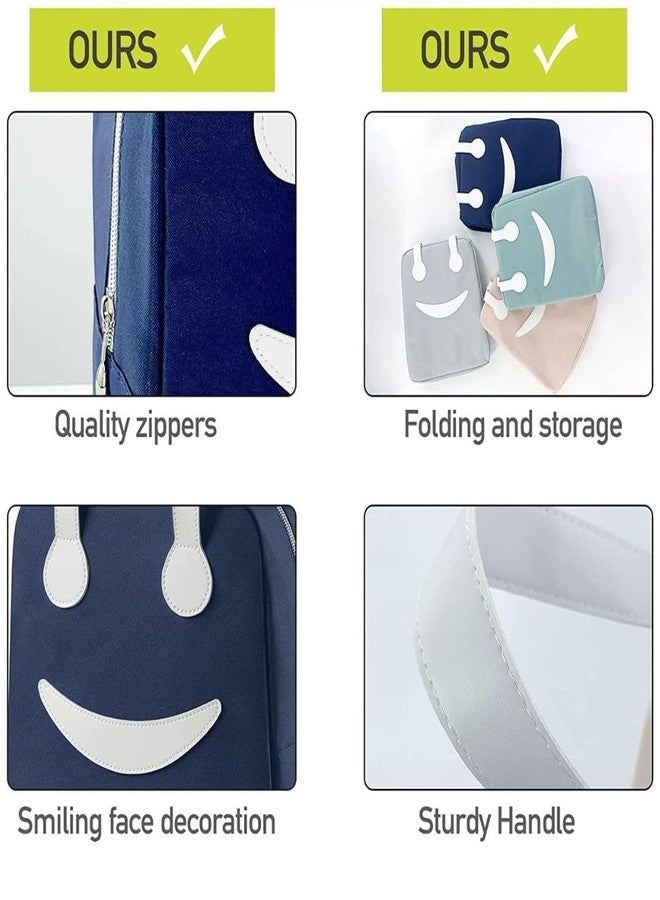 Kitchen Bloom Lunch Box Bag || Insulated Lunch Bag for Kids, Women Large Lunch Leakproof Bag for Office, Work, School, Picnic Beach, Office, Outdoor Picnic Bag (Large, Blue) - Image 4