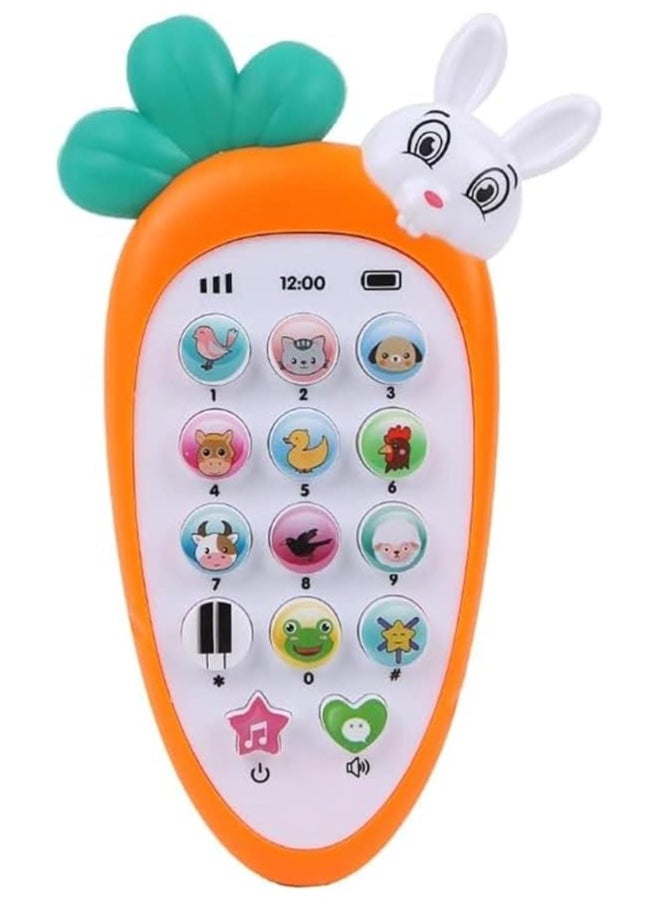 Generic - Smart Rabbit Mobile Phone Toy, Toddlers with Music, Ringtones and Lights (Multicolor) - Image 1
