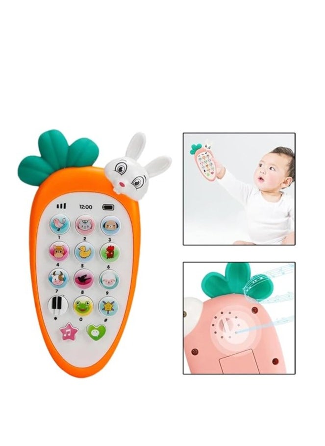 Generic - Smart Rabbit Mobile Phone Toy, Toddlers with Music, Ringtones and Lights (Multicolor) - Image 1