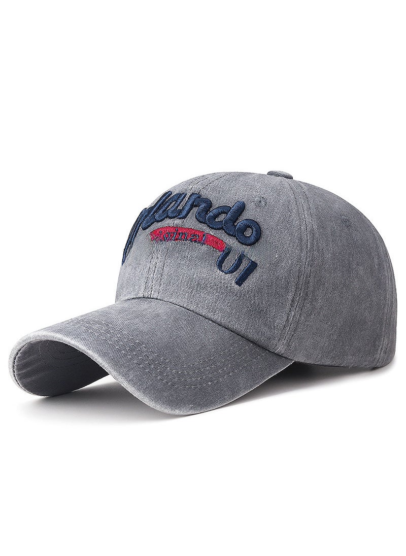 Generic Summer Fashion Baseball Cap Embroidered Unisex Wine red  - Image 3
