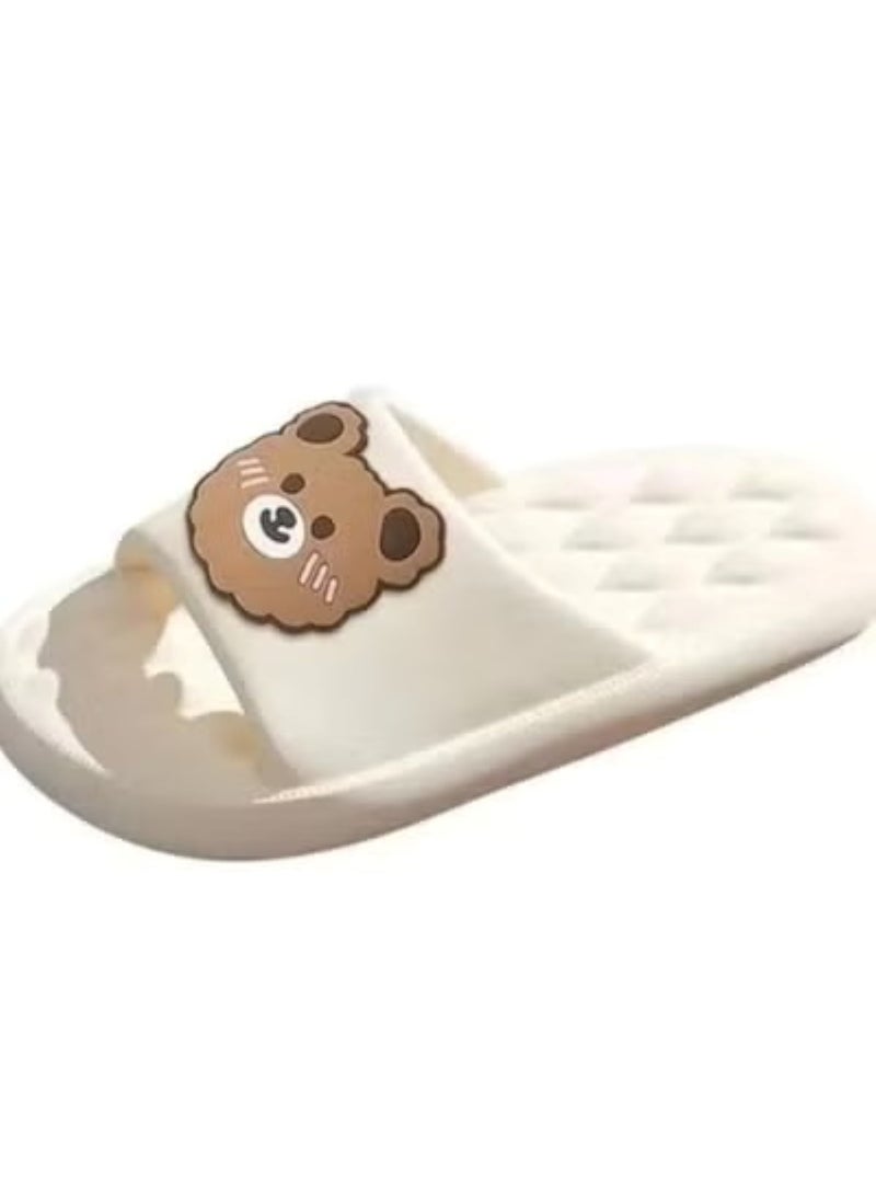 هويتك شباشب صيفية نسائية برسمة دب كرتوني رائعة - مقاس الاتحاد الأوروبي 38-39 - Image 5