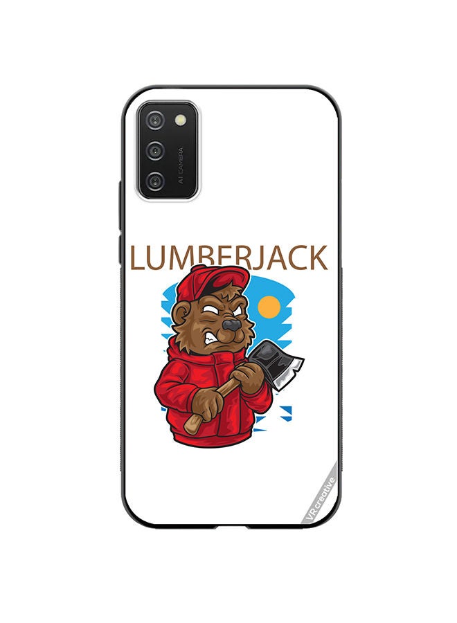 VR CREATIVE Protective Case Cover For Samsung Galaxy A03s Lumber Jack Design Multicolour - Image 1