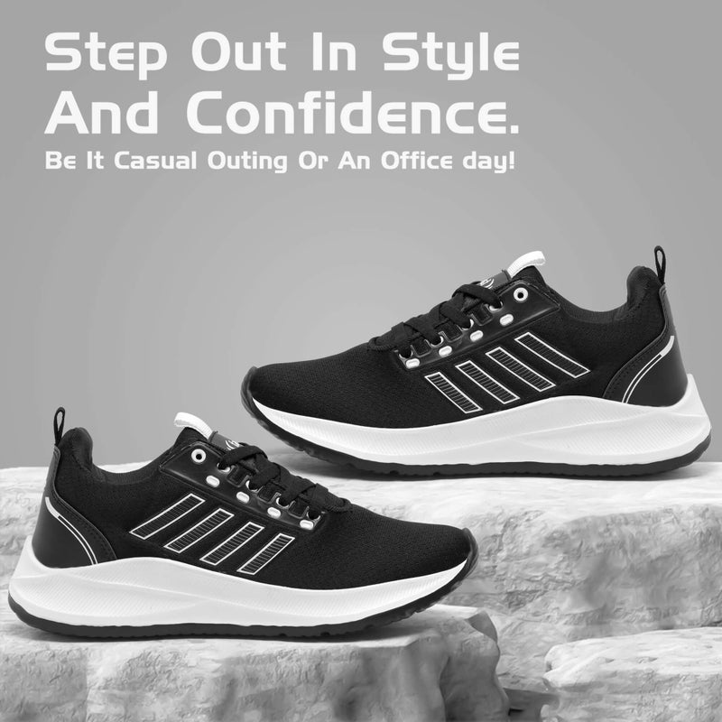 Face Black Sneakers for Men - Image 4