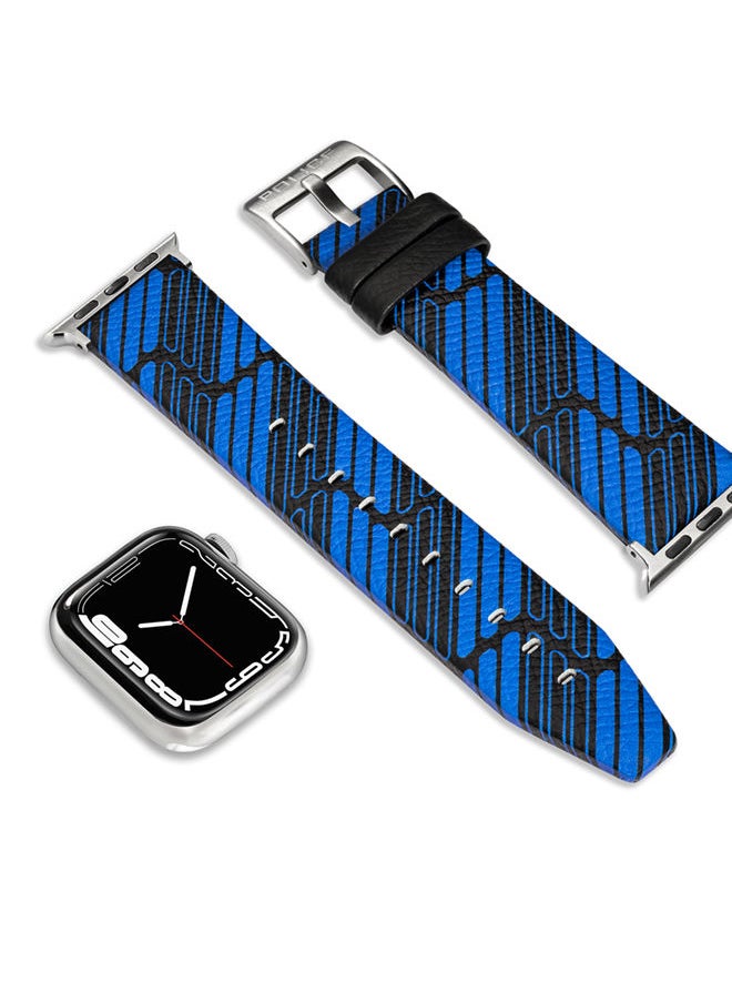 POLICE Universal Replacement Leather Strap For Men And Women, Compatible With Apple Watch Series 3-9 & SE (38-40-41) & Samsung, Huawei Or Quartz Watch With Lug Width Of 20mm  - Image 4