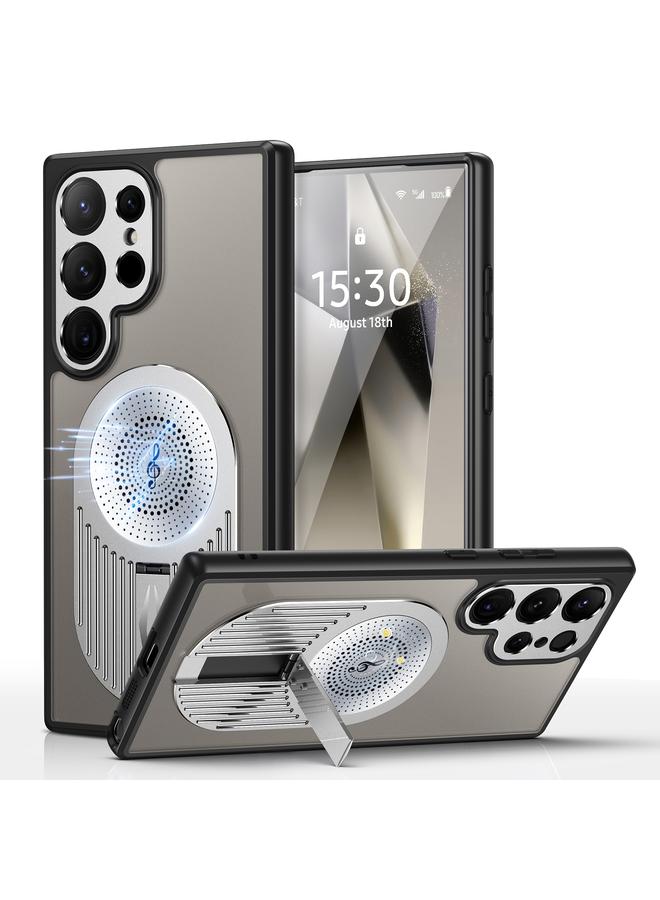 S-TOP Case For Samsung Galaxy S22 Ultra 5G Heat Dissipation Aromatherapy MagSafe Holder Phone Case - Image 1