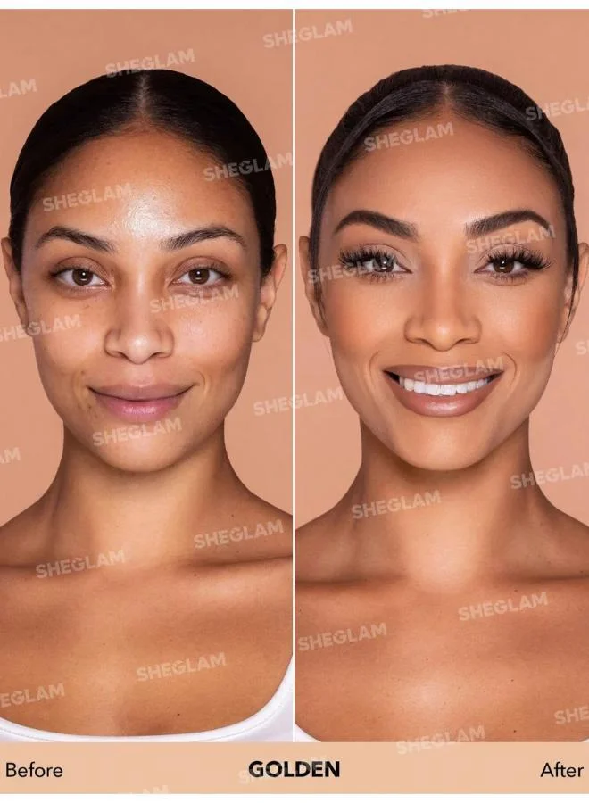 SHEGLAM Complexion Pro Long Lasting Breathable Matte Foundation-Golden