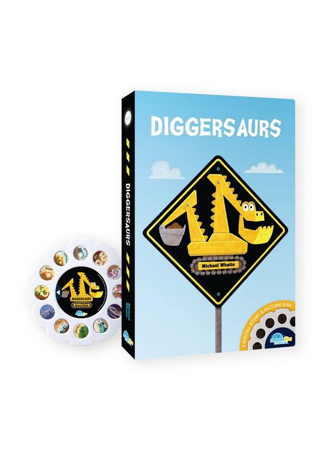 Moonlite Storytime Diggersaurs Storybook Reel A Magical Way To Read Together Digital Story For Projector Fun Sound Effects Toddler Early Learning Gifts For Kids Ages 12 Months And Up  - Image 1