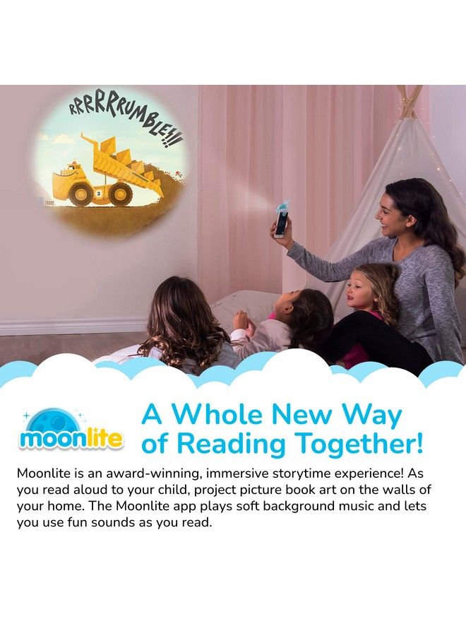 Moonlite Storytime Diggersaurs Storybook Reel A Magical Way To Read Together Digital Story For Projector Fun Sound Effects Toddler Early Learning Gifts For Kids Ages 12 Months And Up  - Image 4