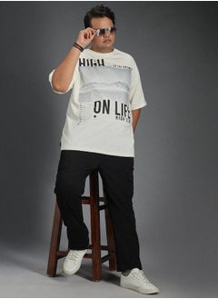 HIGH STAR Men White T-shirt  - Image 3