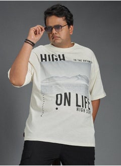 HIGH STAR Men White T-shirt  - Image 4