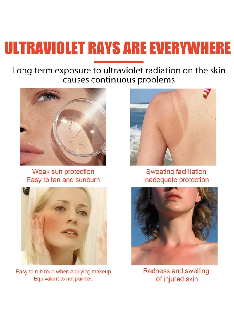 OUHOE Sun Lotion for Hyaluronic Acid Watery Sun Gel - Image 3