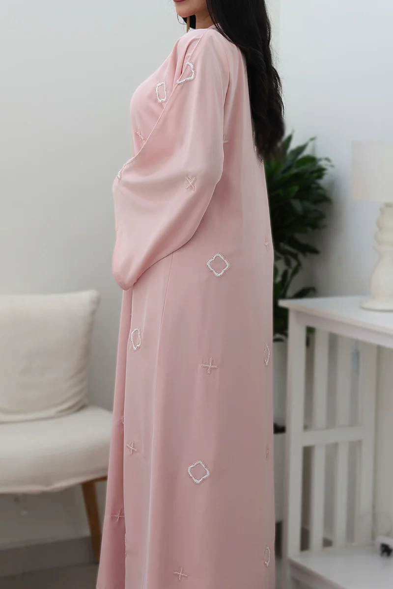 النخبة Blush Bloom Abaya-738