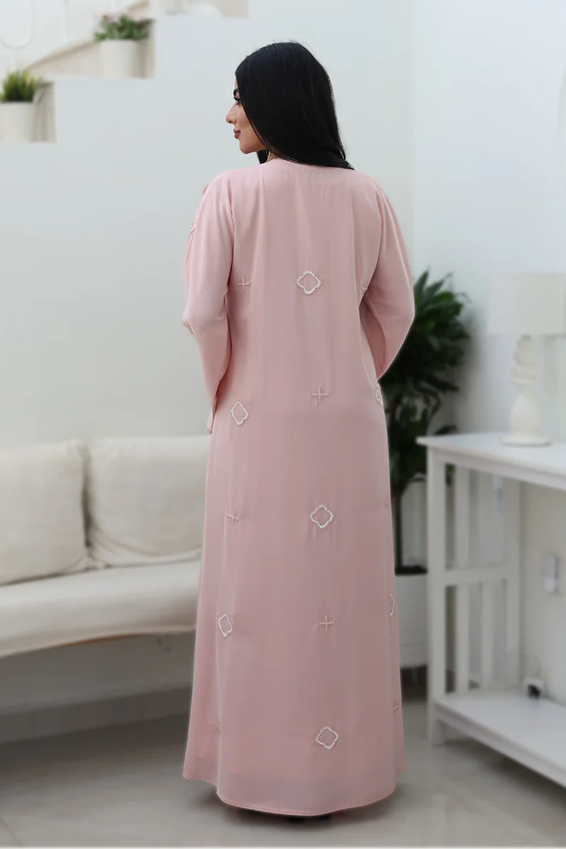 النخبة Blush Bloom Abaya-738