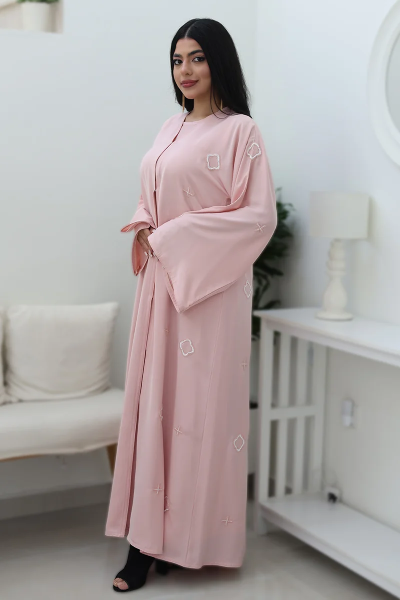 النخبة Blush Bloom Abaya-738