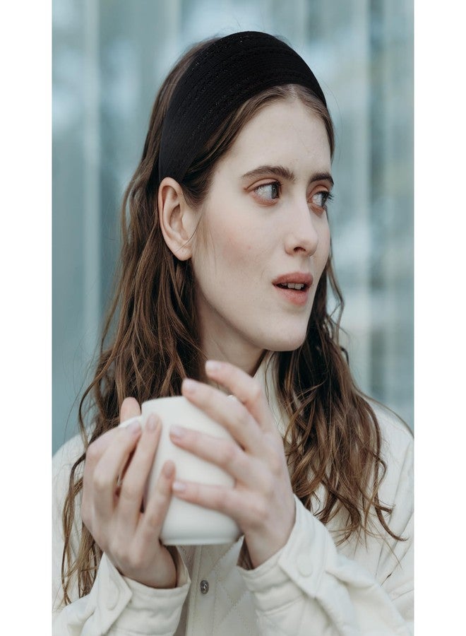 ACO-UINT 2 Pack Headbands for Women, Wide Headbands Large Head Bands for Women's Hair, Non-slip Thick Head Bands with Teeth Fashion Hairbands Hair Accessories for Women - Image 4