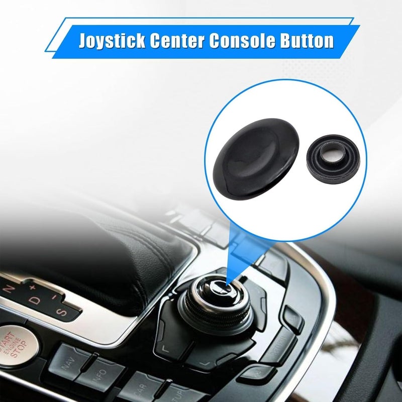 NLQR Navigation Button Joystick MMI Knob Repair, Fit for Audi A4 A5 A6 A8 Q5 Q7 S4 S6 S8 2004-2015, Replace 8K0998068 8K0998068 A, Control Center Button Cover - Image 2