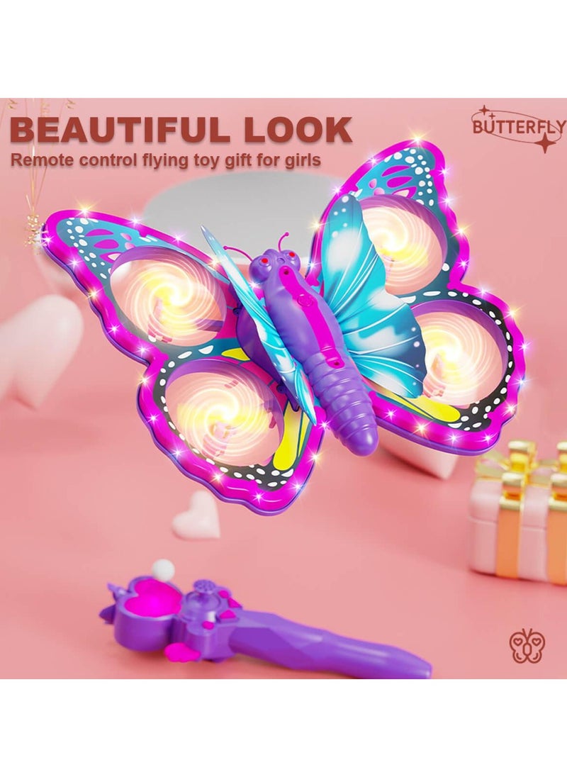 BUTTERFLY 4D-V40 Remote Control Butterfly Drone pink  - Image 2