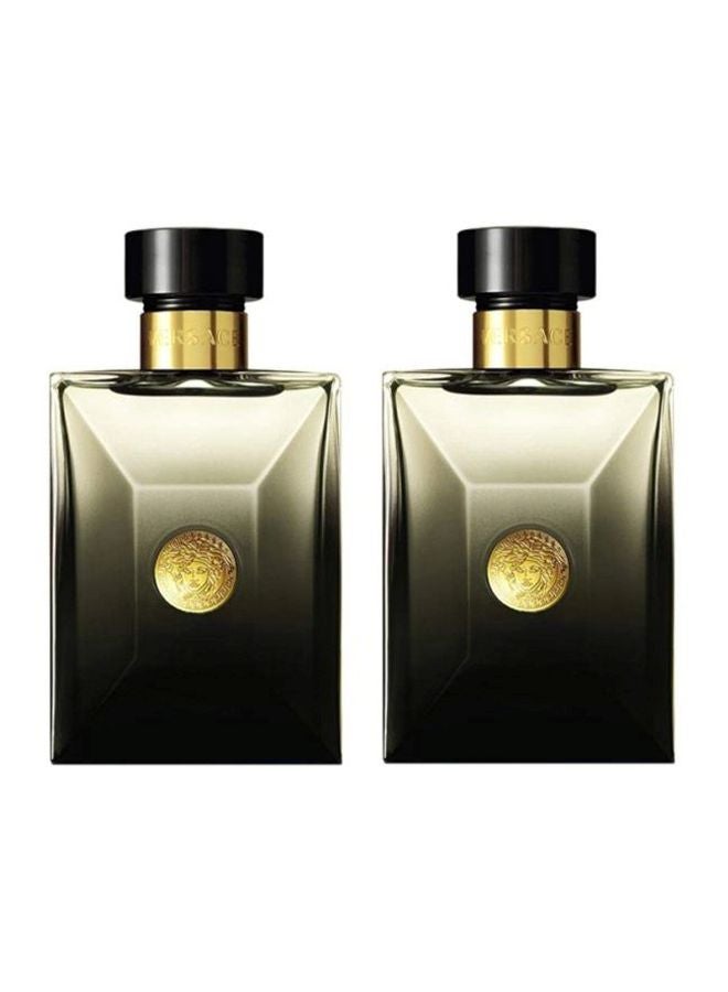 VERSACE Set Of 2 Oud Noir EDP 200ml - Image 1