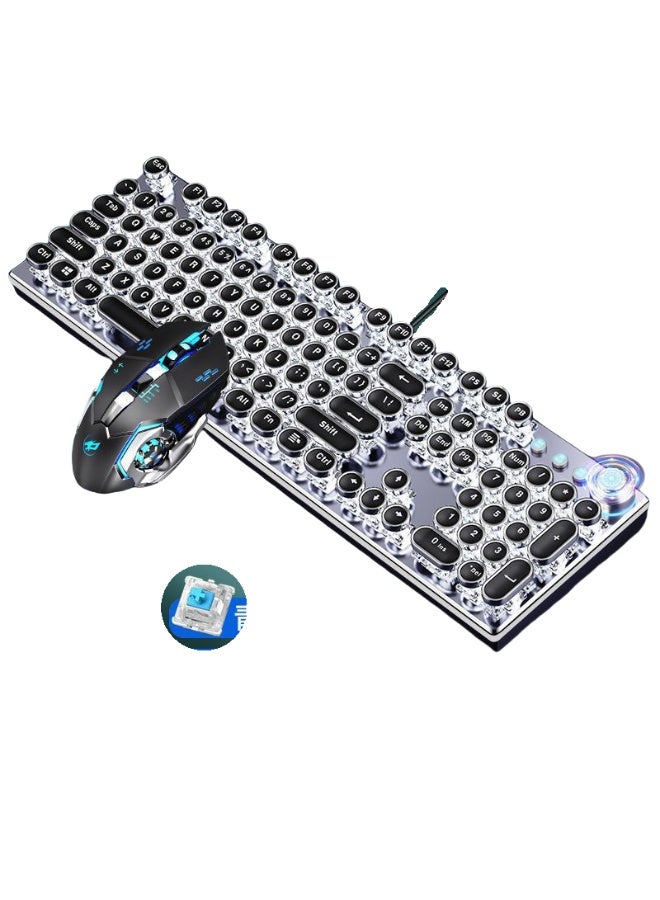 EBMINI New Wired Keyboard And Mouse Office Esports Set