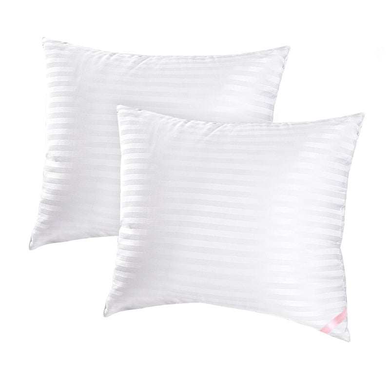 EIUE Throw Pillow Inserts, Machine Washable Pillows,Premium Polyester Fiber Fill for Sofa Bed & Decorative Cushions (White, 20x20inch) - Image 1