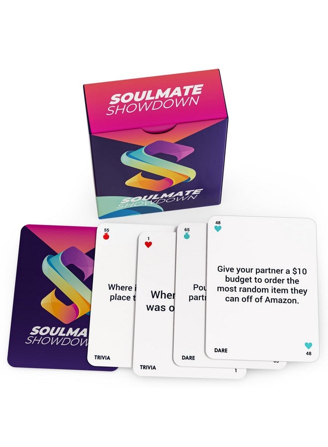 Briston Briston Soulmate Showdown: Couples Trivia & Dare Flash Cards - 78 Card Set for Relationship Growth, Adding Spice & Fun Date Nights - New & Seasoned Couples - Romantic Game for Adults  - Image 3
