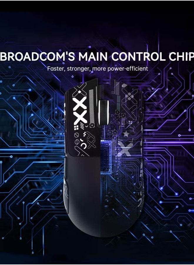 Attack Shark X11 Tri-mode Bluetooth Wireless Gaming Mouse with with Magnetic Charging Dock, Lightweight Anti Slip Mouse, PixArt PAW3311 Optical Sensor, 22K DPI, BT/2.4Ghz/Wired, for PC/MAC  - Image 5