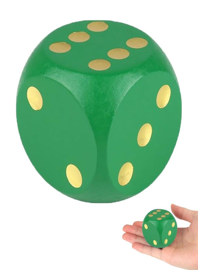 BdelrinQue Green Big Dice, Dice Cube, Dices, Suitable for Board Games, Party Events, Camping Trips, Family Entertainment and Educational Tools - Image 1