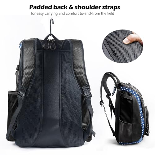 VIGEGARI Kids Baseball Bag for Boys 8-12 - Baseball Backpack for Boys 5-8 - Girls Softball Bag - Youth Baseball Bag for T-Ball, Softball Equipment, Baseball Gear, Bat Bag for Boys, Girls - Image 4