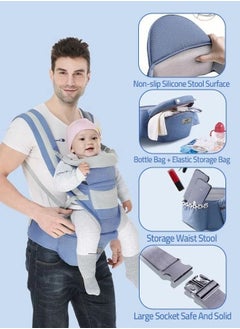 Ergonomic Infant Carriers with Hip Seat Waist Stool and Storage Box for Breastfeeding, Newborn to Toddler 1-48 Months Front and Back Baby Holder Carrier for Men Dad Mom - pzsku/ZBBE1EF845F51A9C7AC8AZ/45/_/1706579370/80cd7b36-dfd8-4515-a051-8662453c9323