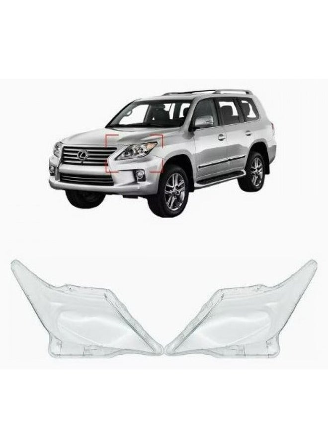 Lexus LX570 Headlight Lens Cover 2012 2015 Durable Weather Resistant Headlamp Glass Replacement - Image 1