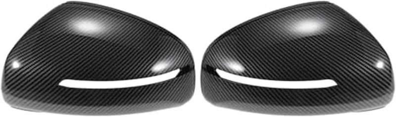 QASULER Carbon Fiber Mirror Cover Caps for TT TTS TTRS MK2 - Image 1