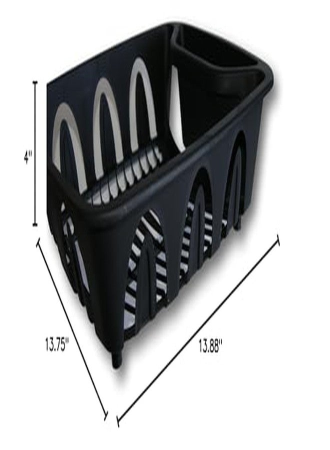إيسنشالز مصفاة أطباق صغيرة من إسينشالز - بلاستيك أسود - 13.75 بوصة - Image 3