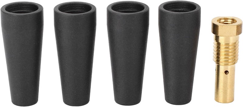 4Pcs PTFE Flux Core Gasless Nozzle Kit with 1Pcs Brass Gas Diffuser, Compatible for Century FC90 80GL, Lightweight and Heat Nozzles for Welding Projects, Easy Replacement - Image 5