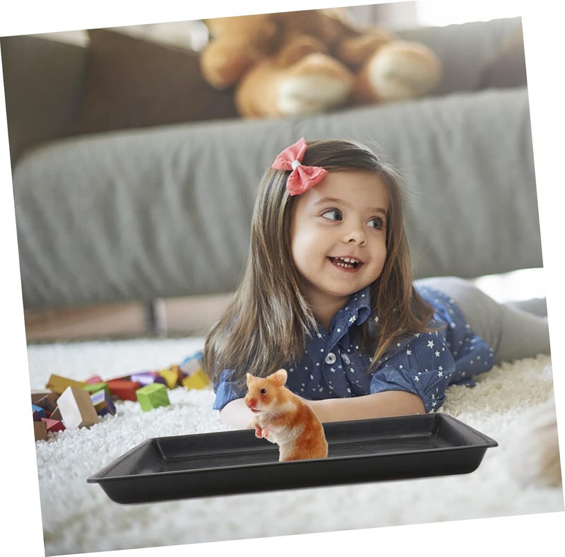 TOYANDONA Thickened Plastic PET Cage Tray for Dogs Cats and Rabbits Sturdy Poop Tray Non-Slip Base for Dog Crate and Rabbit Cage Cleaning - Image 3
