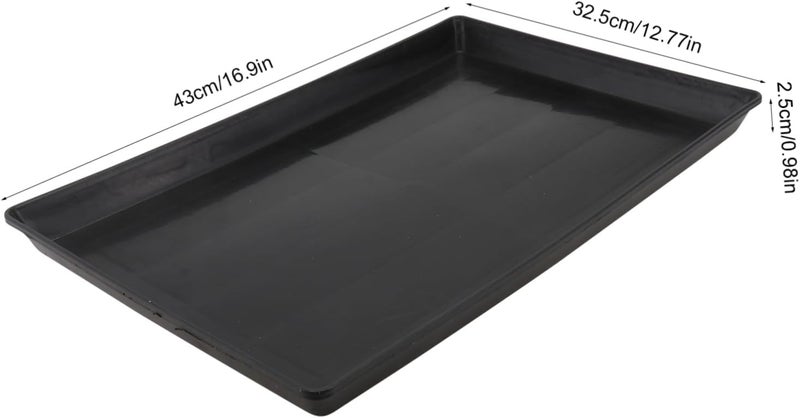 TOYANDONA Thickened Plastic PET Cage Tray for Dogs Cats and Rabbits Sturdy Poop Tray Non-Slip Base for Dog Crate and Rabbit Cage Cleaning - Image 2