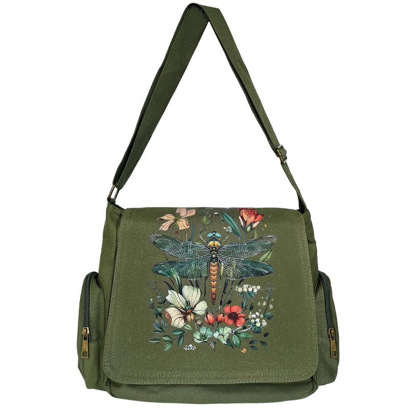 VODIU Personalized Pattern Messenger Bag Cute Canvas Crossbody Bags for Women/Men Shoulder Handbags Hobo Purses with Pockets - Image 1