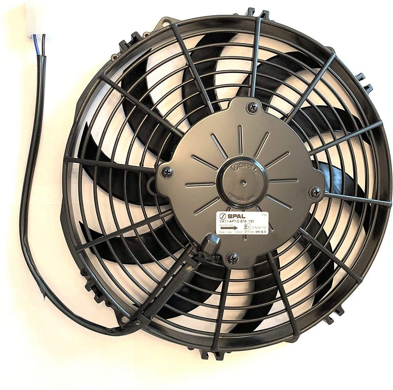 SPAL 30100435 10'' Low-Profile Radiator Puller Fan Curved Blades 12 Volt 847 cfm VA11-AP7/C-57A Cooling for Radiators, Oil Coolers, and Compact Applications - Image 3