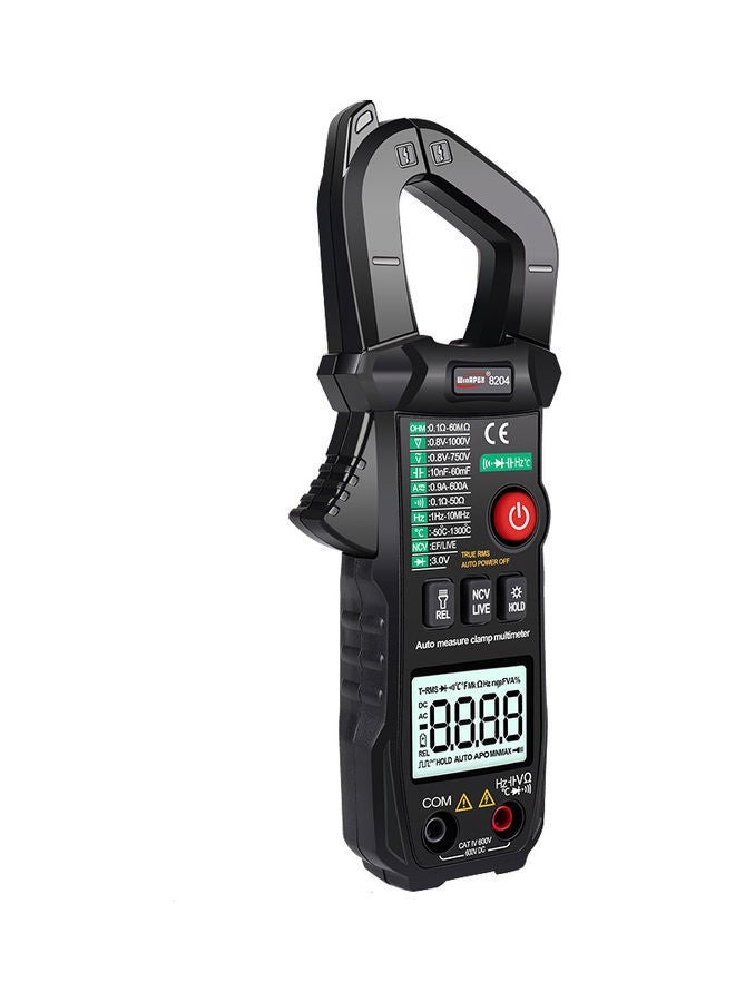 NIBEMINENT LCD Digital Clamp AC/DC Current Measuring Meter Black - Image 2