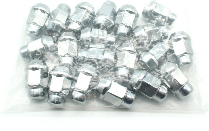 TEMO 20 pc Chrome 12mm x 1.50 Bulge Acorn Lug Nut Wheel Lock Screw - Image 3