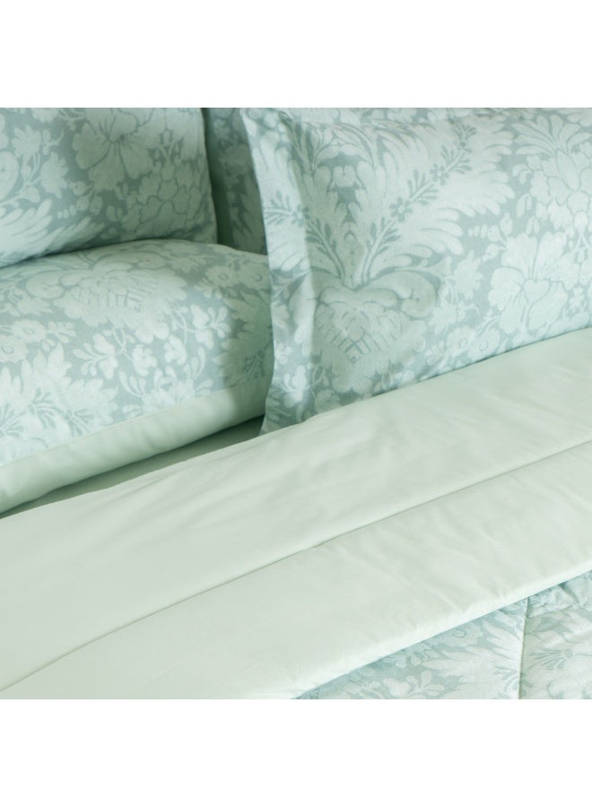 Boutique Blanche 6Pcs 100% Cotton Comforter Set, Super King 260*250Cm - Image 2