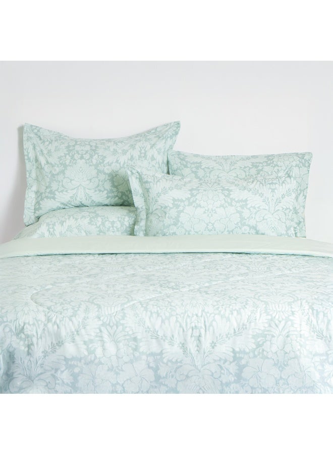 Boutique Blanche 6Pcs 100% Cotton Comforter Set, Super King 260*250Cm - Image 3