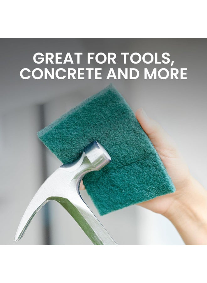 Scotch Brite Scotch-Brite Heavy Duty Scouring Pad, Dish Scrubber for Kitchen + Outdoor, 8 Scrub Pads for Uncoated Pots and Pans, Cast Iron Cooktops, Grill Grates, Oven Racks, & BBQ, Durable, Long-Lasting - Image 3