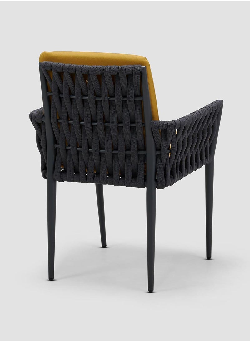 AL HUZAIFA FURNITURE Hug Outdoor Dining Armchair  - Image 4