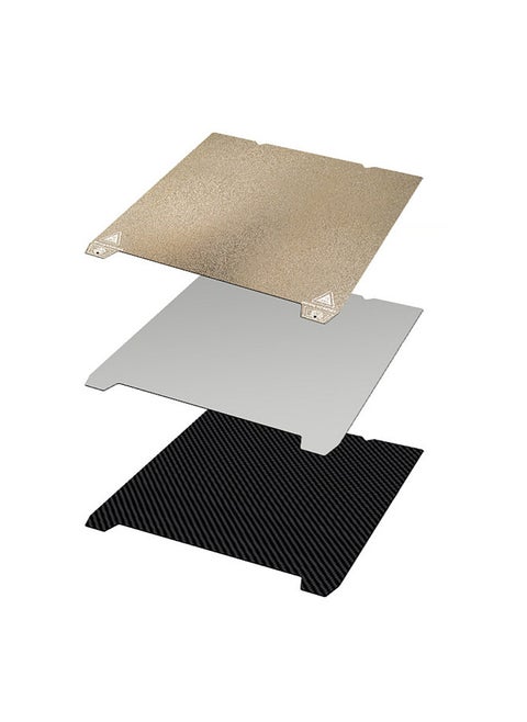 PEI PET Build Plate 3D Print Bed Textured PEI Surface + Smooth PET Surface Magnetic Spring Steel Flexible Platform Compatible with Ender-3 S1/ Ender-3 S1 Pro/End-5 S1/K1 3D Printers - 235*235MM