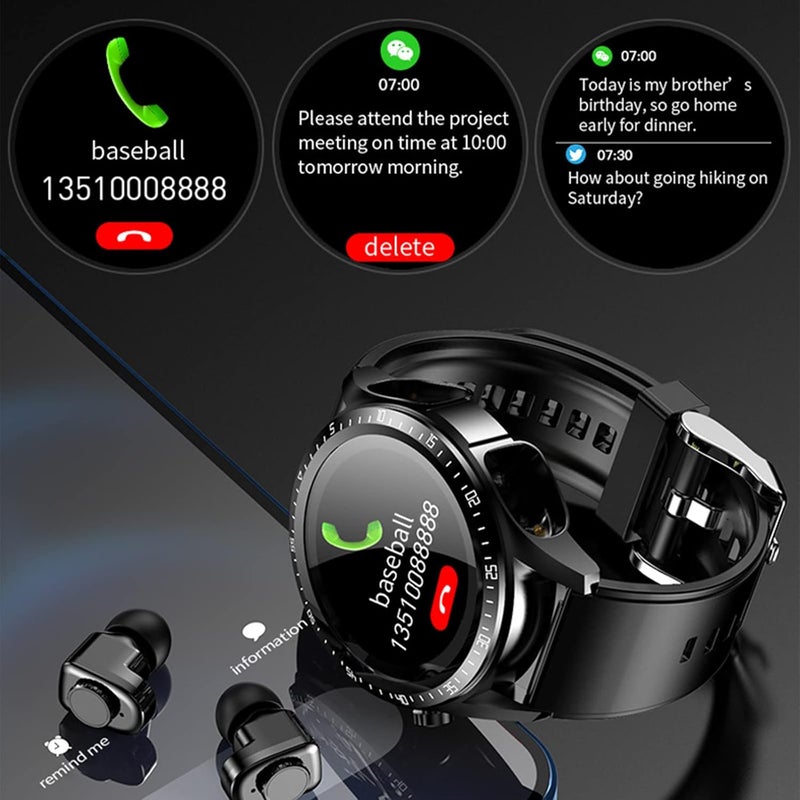cheekyglo Bluetooth Watches, Smart Watch Fitness Watch with Call/Text, Android Smart Watch for iPhone Compatible, Full Touch Smartwatch for Women Men, Heart Rate/Sleep Monitor Watch for Sport - Image 3