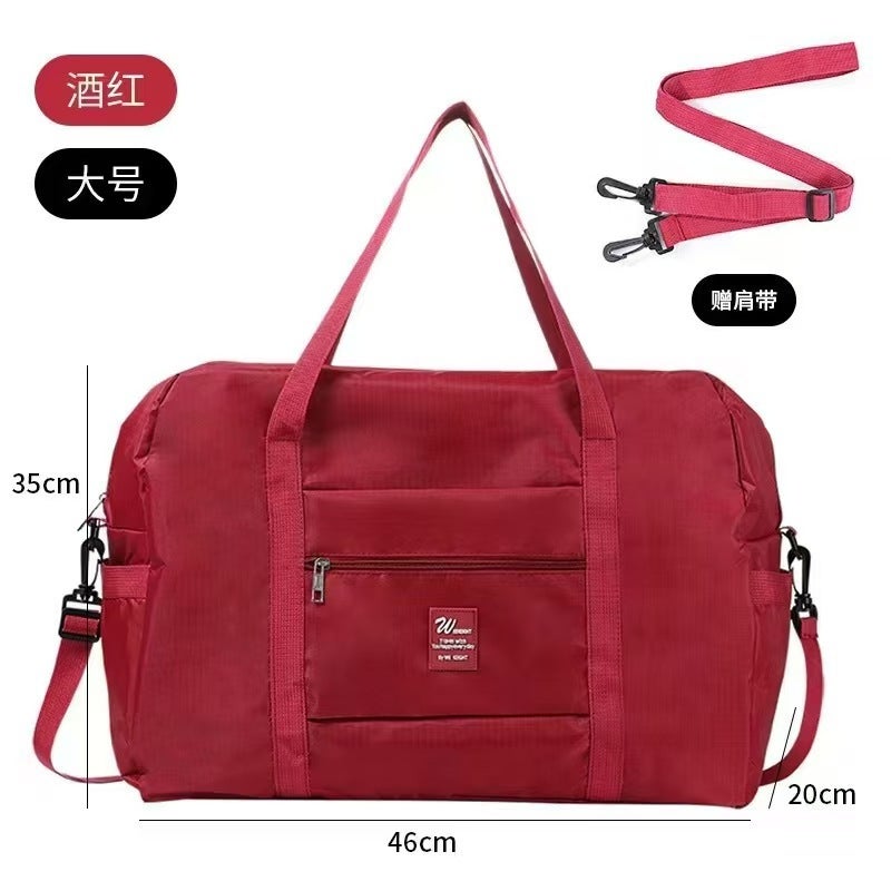 Portable Waterproof Travel Bag Luggage Bag Short-Distance Business Trip Travel Bag Large Capacity Student Portable Lightweight Luggage Bag - Image 1
