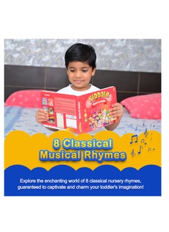 Kiddale Pack of 2 Musical Classical Nursery Rhymes and Chirping in The Sky Bird Rhymes Sound Book for 1+ Year Old|Interactive Touch n Play Sound Book|Learning & Education for 1-3 Years Old|Sing Along Books  - Image 4