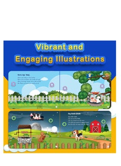 Kiddale Pack of 2 Musical Classical Nursery Rhymes and Chirping in The Sky Bird Rhymes Sound Book for 1+ Year Old|Interactive Touch n Play Sound Book|Learning & Education for 1-3 Years Old|Sing Along Books  - Image 3