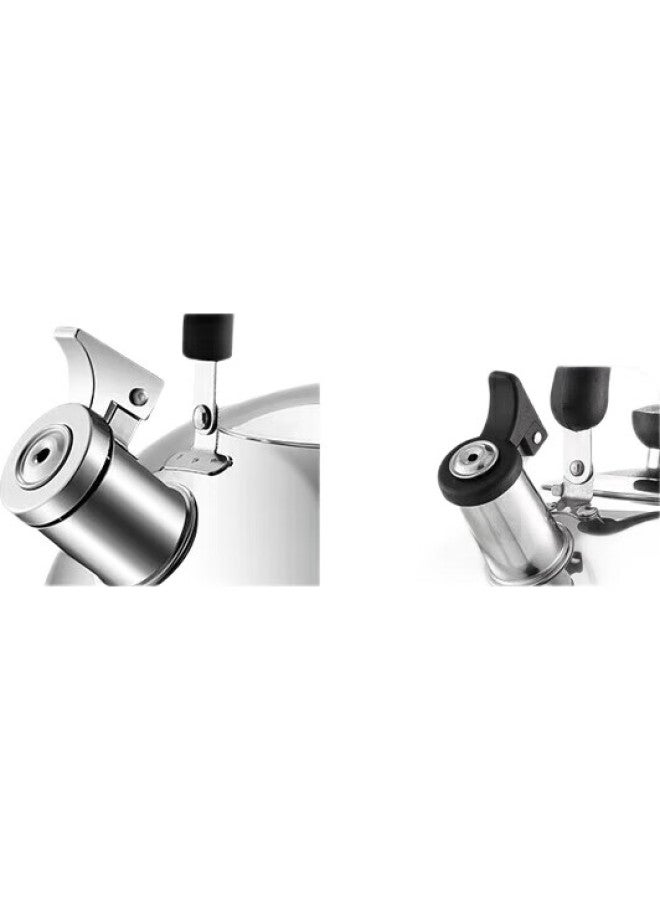 MAX COOK غلاية (ماكس كوك) ، ستانلس ستيل 304 ، 2 لتر سميكة تصدر صوت صفير ، فوهة سبائك الزنك ، متوافقة مع موقد الحث ، Mch5497 - Image 1