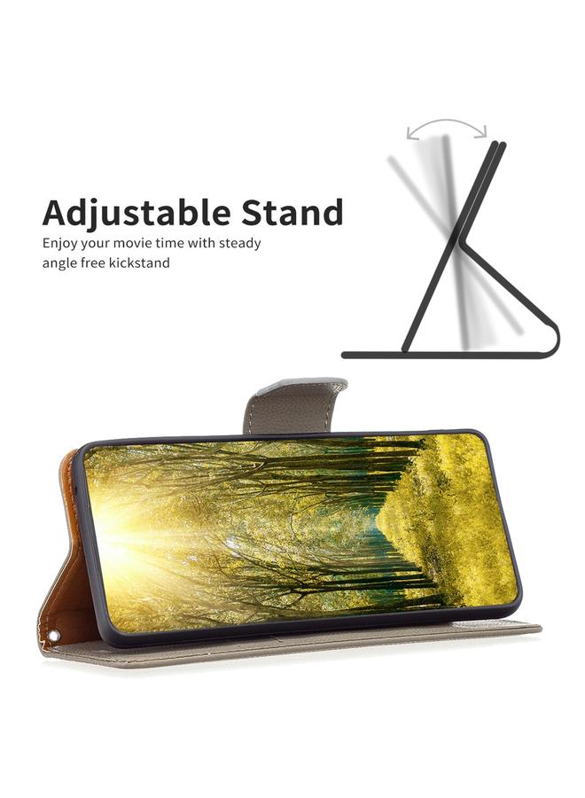 اس-توب جراب لهاتف Samsung Galaxy M14 5G مصنوع من الجلد بلون نقي وملمس الليتشي - Image 4